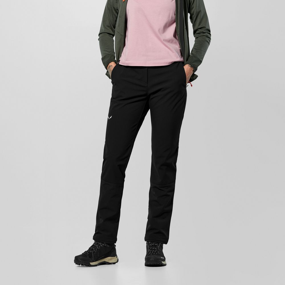 Salewa Puez Dolomia 2 Damen Softshellhose black out Produktbild 2