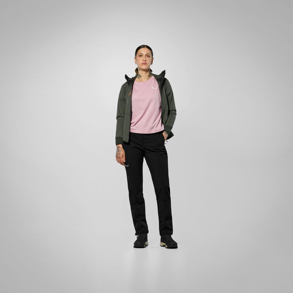 Salewa Puez Dolomia 2 Damen Softshellhose black out Produktbild 3