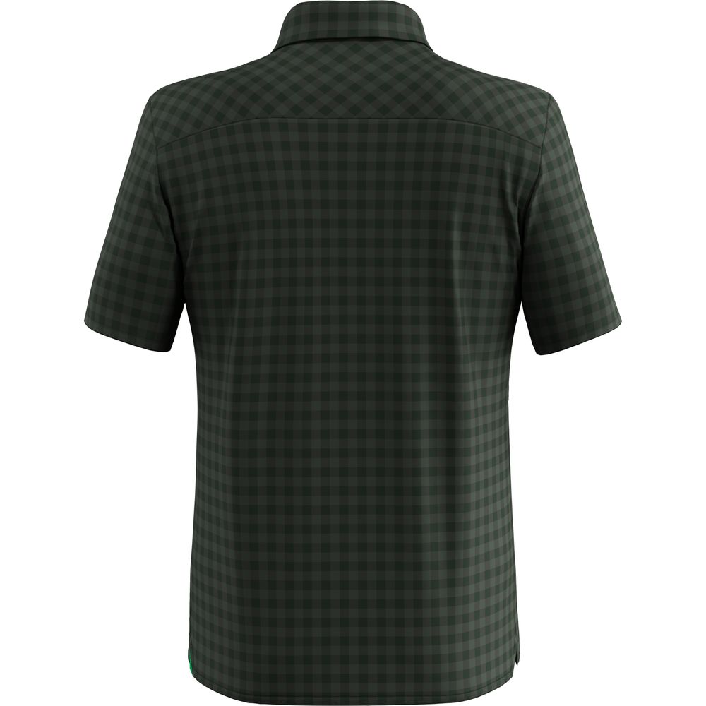 Salewa Puez Dry S/s Shirt Herren Kurzarm Hemd dark olive Produktbild 1
