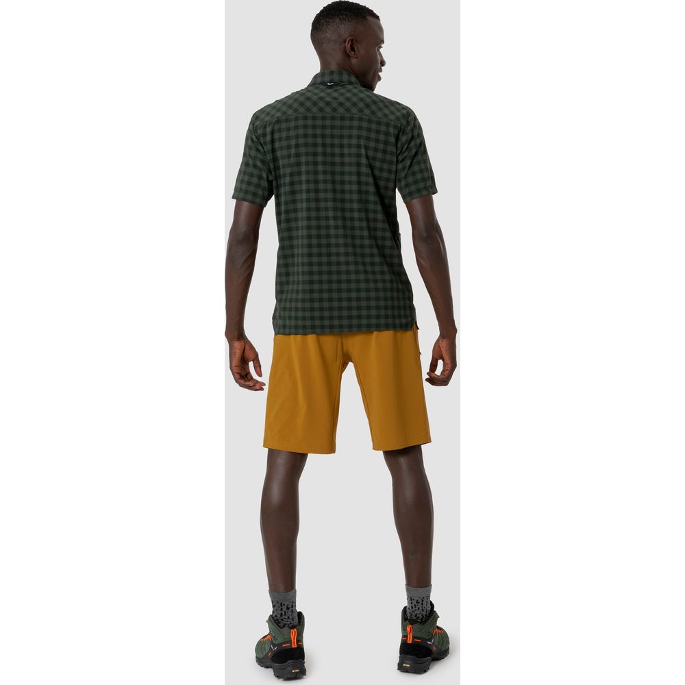 Salewa Puez Dry S/s Shirt Herren Kurzarm Hemd dark olive Produktbild 2