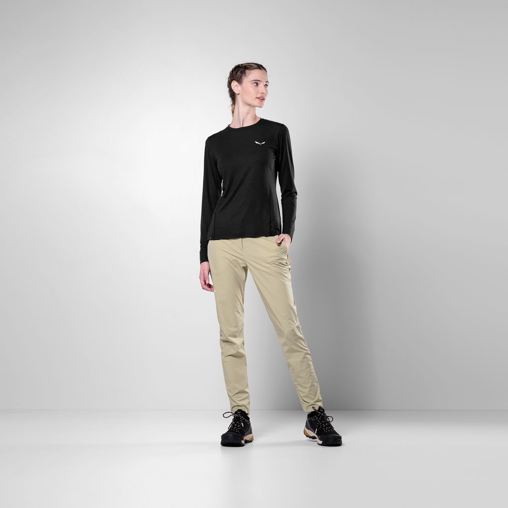 Salewa Puez Dry Tee Damen Longsleeve black-out Produktbild 3