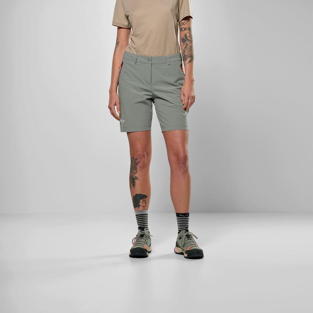 Salewa Puez Talvena DST Damen shadow Trekking- und Wandershorts. Produktbild 2