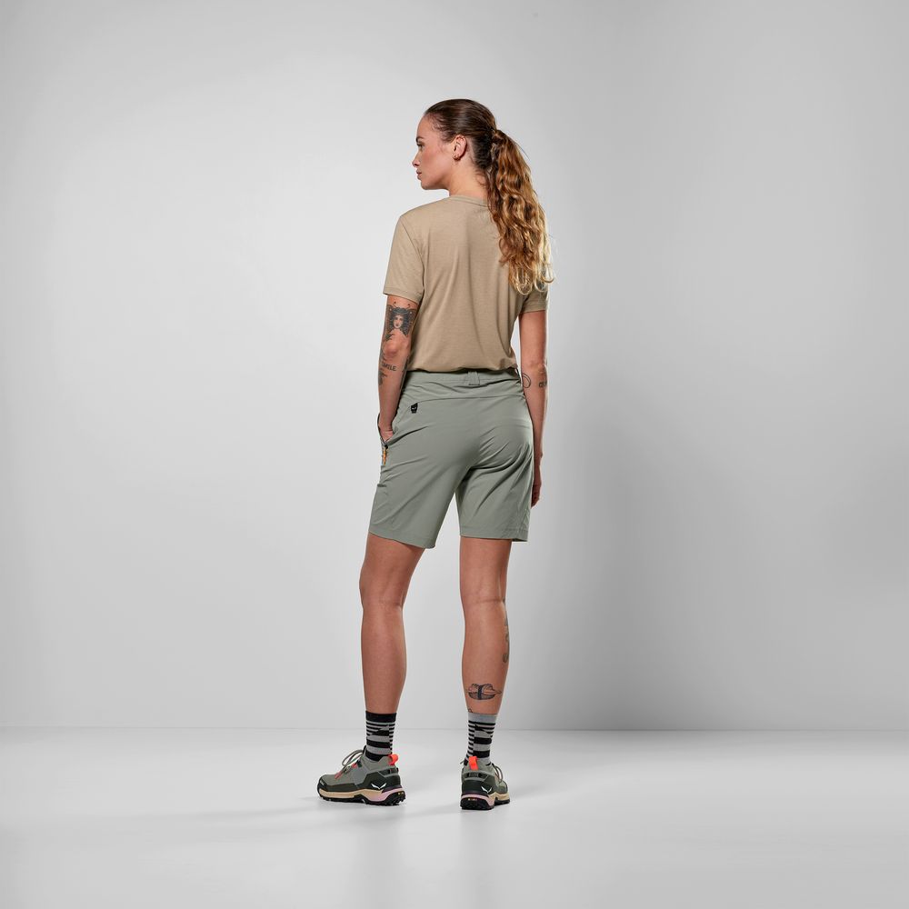 Salewa Puez Talvena DST Damen shadow Trekking- und Wandershorts. Produktbild 4