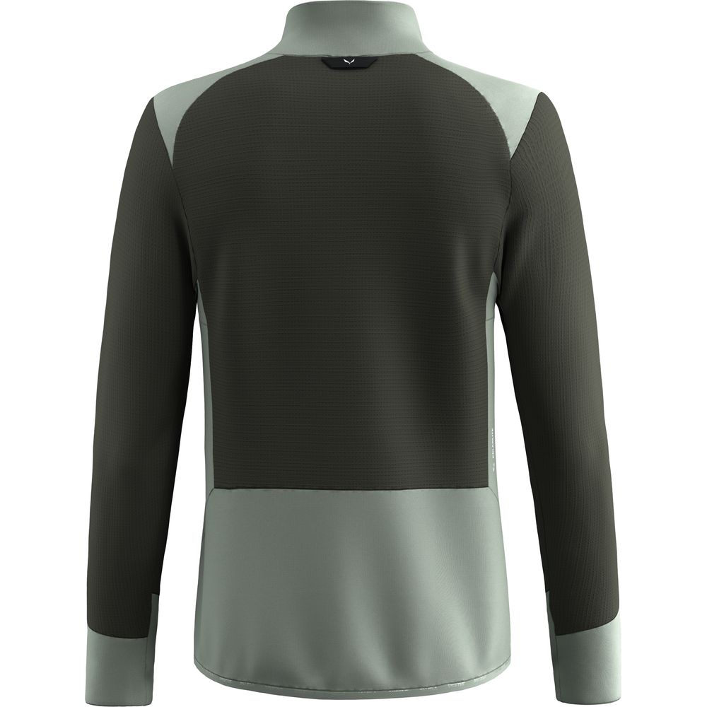 Salewa Puez Waffle Hyb PL Herren Fleecejacke dark olive Produktbild 1