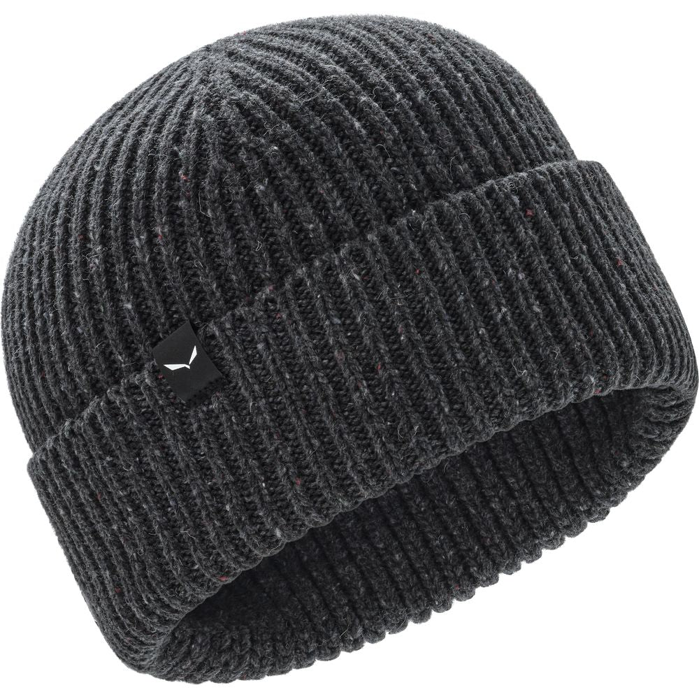 Salewa Re-zebru Knit Beanie Mütze dark grey melange Produktbild 0