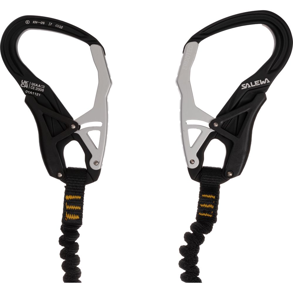 Salewa Set Via Ferrata Ergo Core black yellow Klettersteigset Produktbild 3