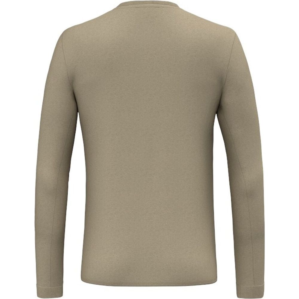 Salewa Solidlogo Dry M L/s Tee Herren Langarmshirt quicksand Produktbild 1