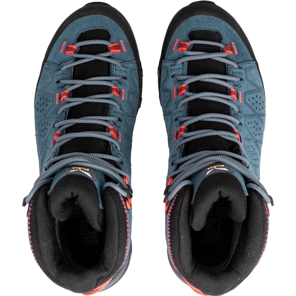Salewa WS Alp Trainer 2 Mid GTX Damen Wanderschuh java-blue-fluo-coral Produktbild 2