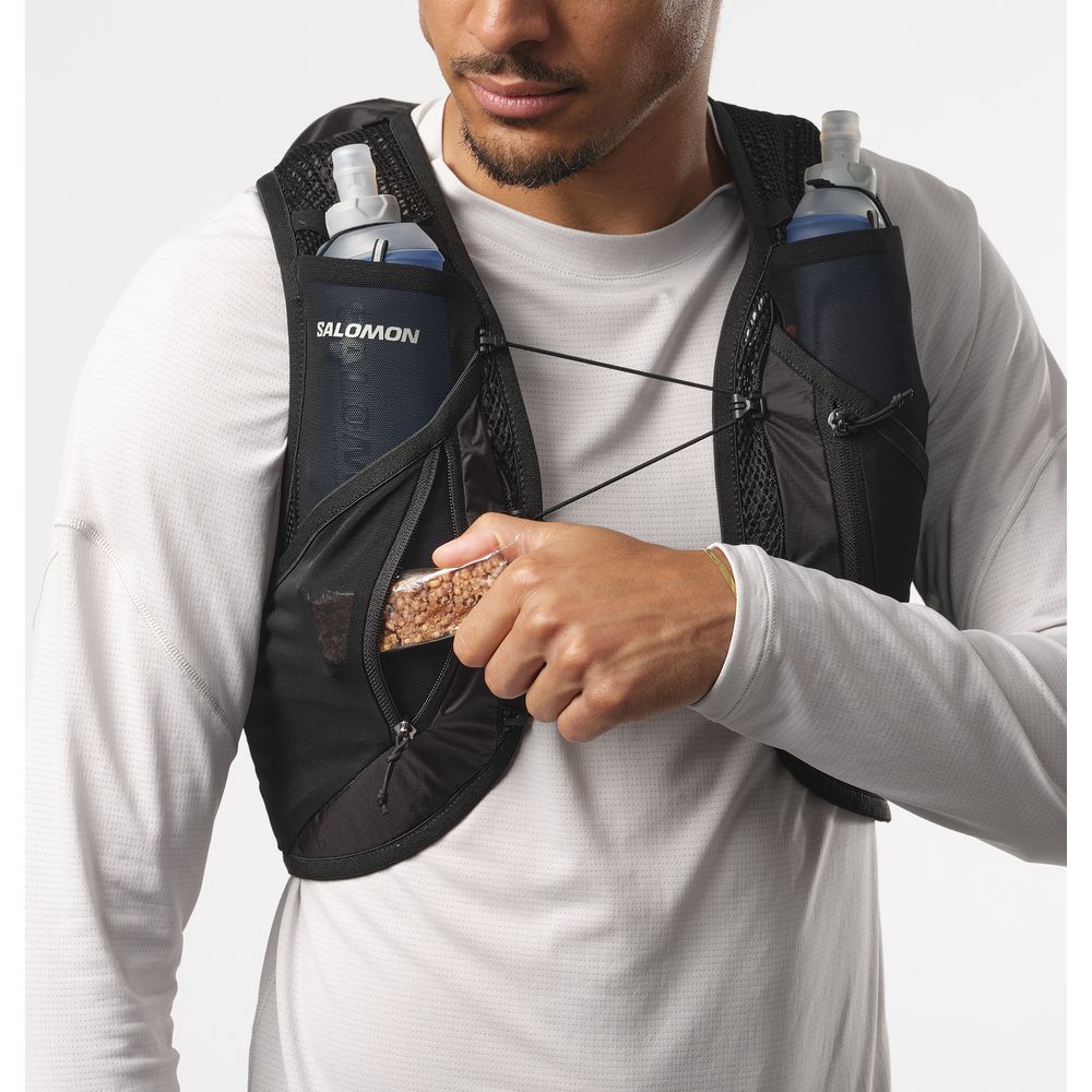 Salomon Active Skin 12 Laufrucksack black-metal Produktbild 4