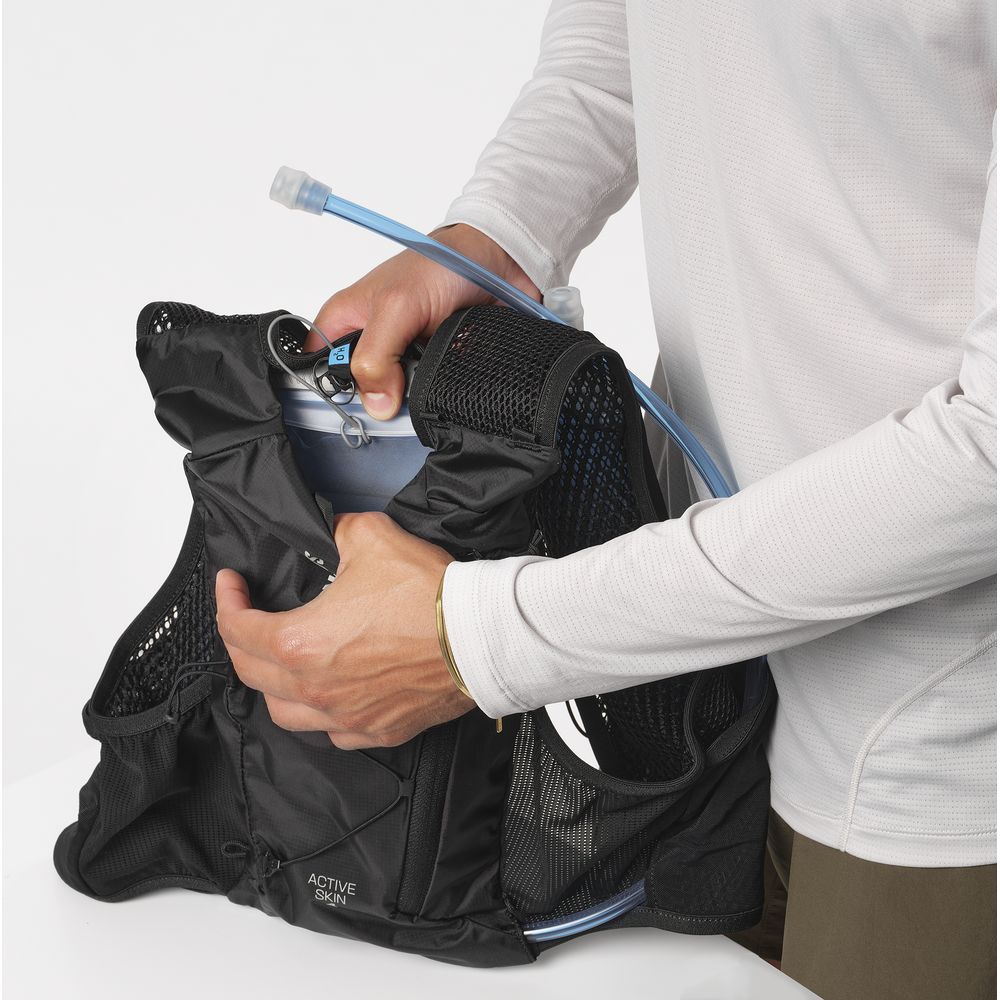 Salomon Active Skin 4 Laufrucksack black-metal Produktbild 7