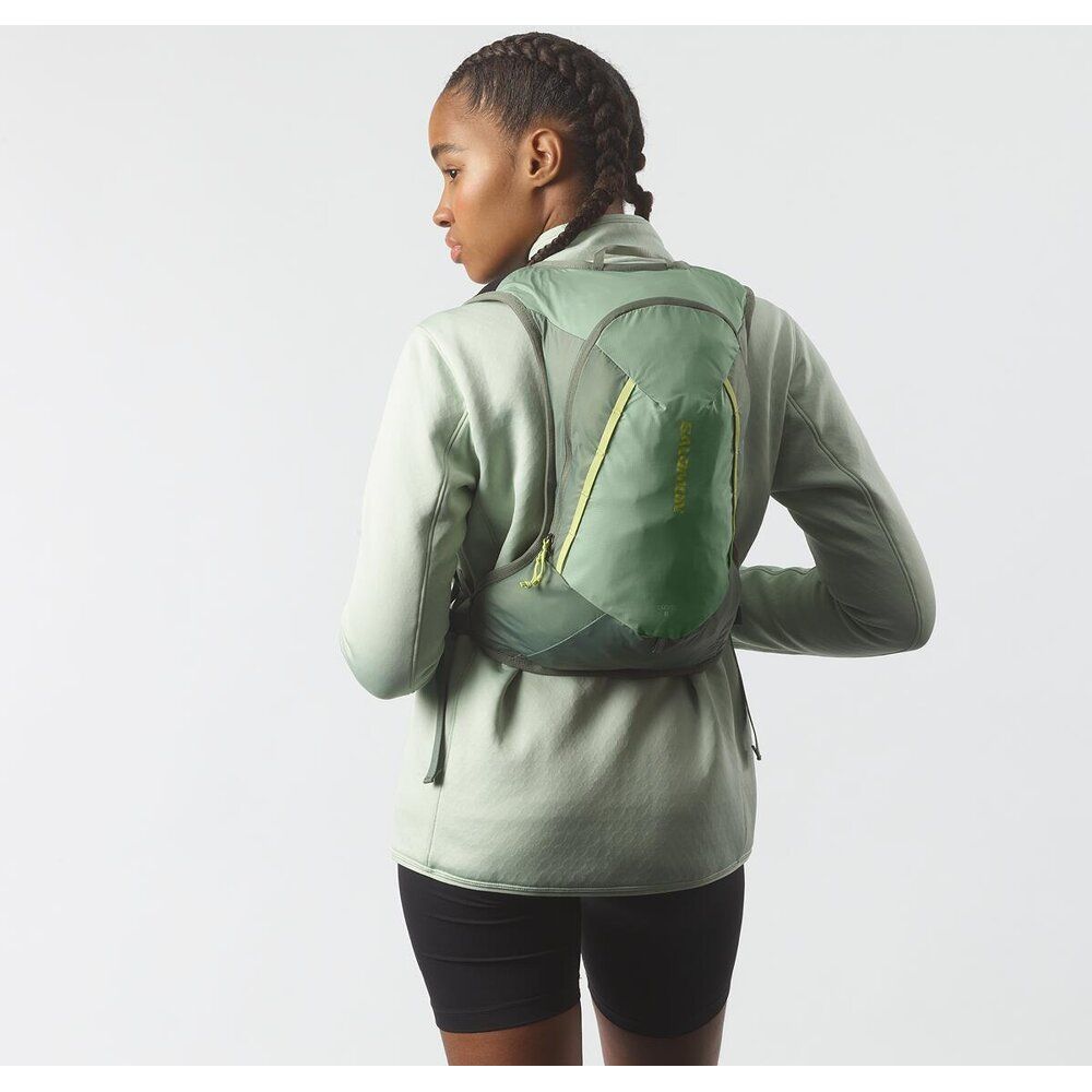 Salomon Cross 8 Trailrunningrucksack green milieu agave green sharp Produktbild 2