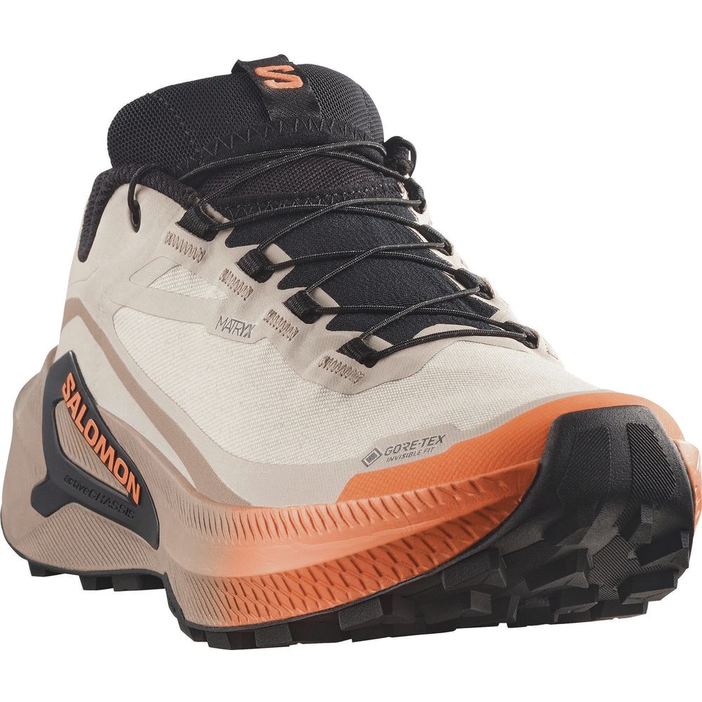 Salomon Genesis 2 GTX Damen Wanderschuh rainy-day-desert-tan-nectarine Produktbild 1