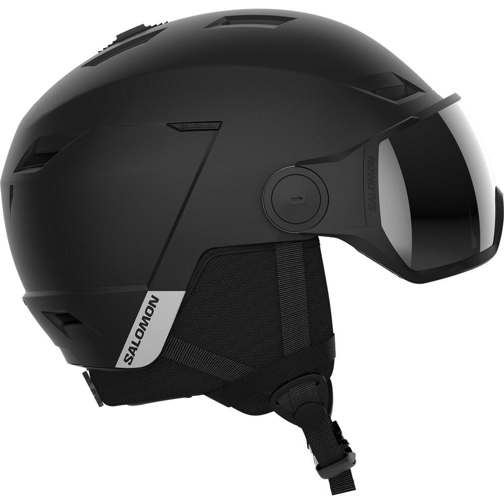 Salomon Helmet Pioneer LT Visor Skihelm Bk/uni black Produktbild 0
