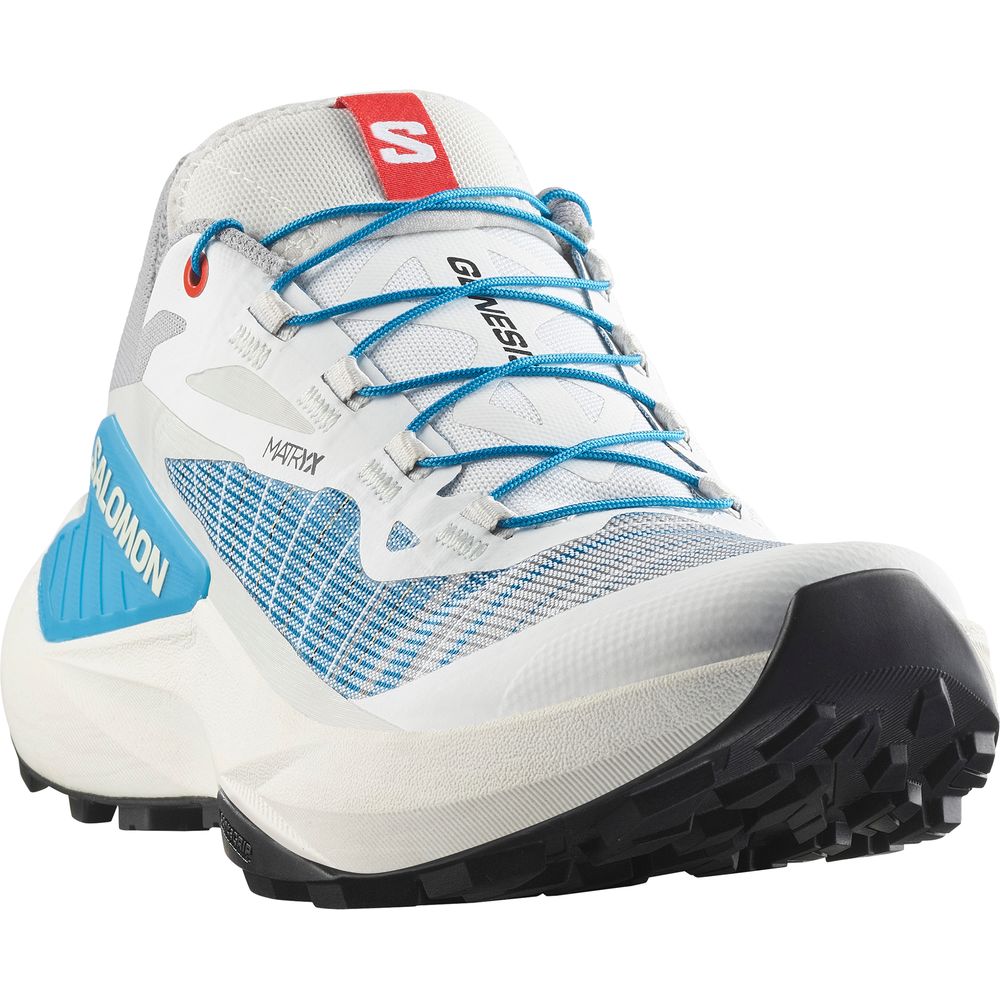 Salomon Shoe Genesis W Damen Trailrunningschuh white lunar rock transcend blue Produktbild 2