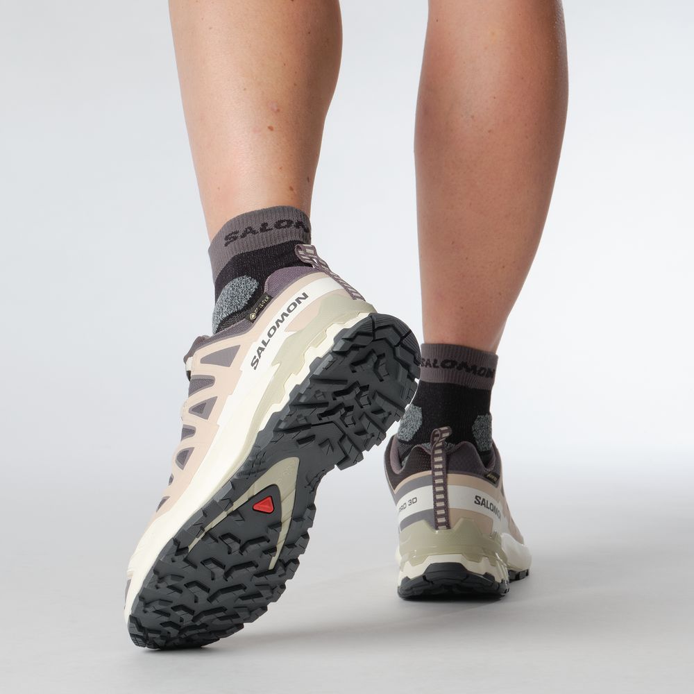 Salomon Shoe XA Pro 3D V9 GTX Damen Trailrunningschuh nine iron oxford tan alfalfa Produktbild 6
