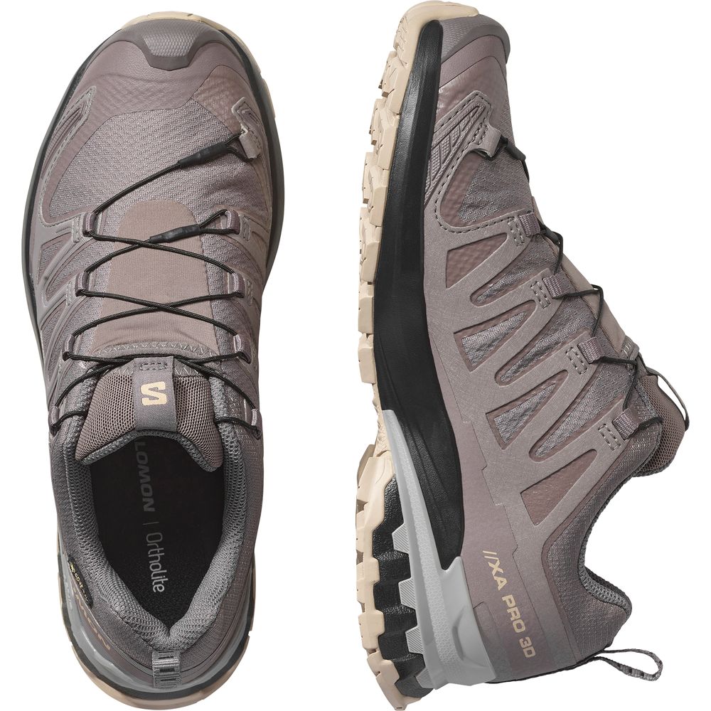 Salomon Shoe XA Pro 3D V9 GTX Damen Trailrunningschuh plum kitten black gull Produktbild 5