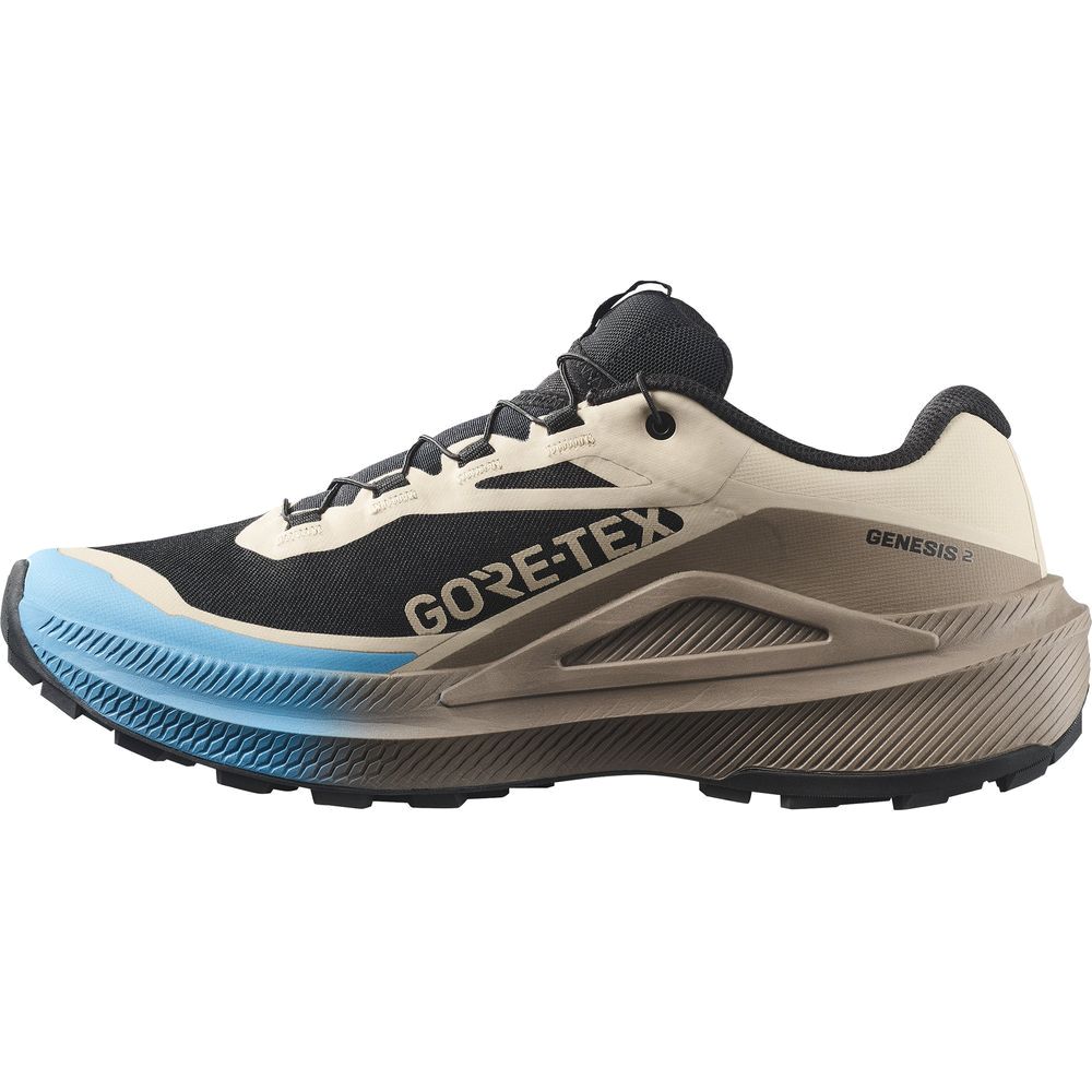 Salomon Shoes Genesis 2 GTX Herren Trailrunningschuh Oxford/walnut/niagar oxford-tan-walnut-niagara Produktbild 2