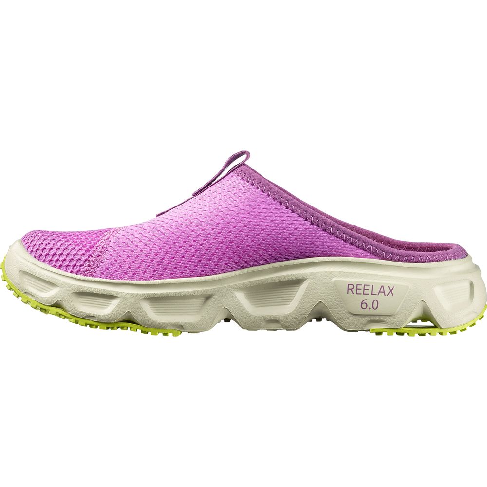 Salomon Shoes Reelax Slide 60 Damen Freizeitschuh iris-orchid-aspargus-green-acid-lim Produktbild 4