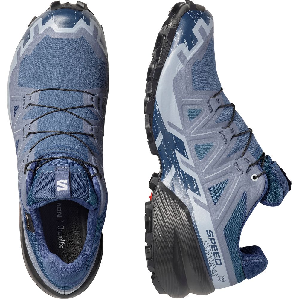 Salomon Shoes Speedcross 6 GTX Herren Trailrunningschuh Spellbound/Black/Tradewinds Produktbild 5