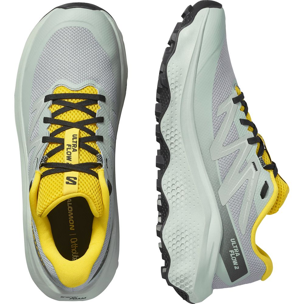 Salomon Shoes Ultra Flow 2 Herren Trailrunningschuh wrought iron metal incaberry Produktbild 4