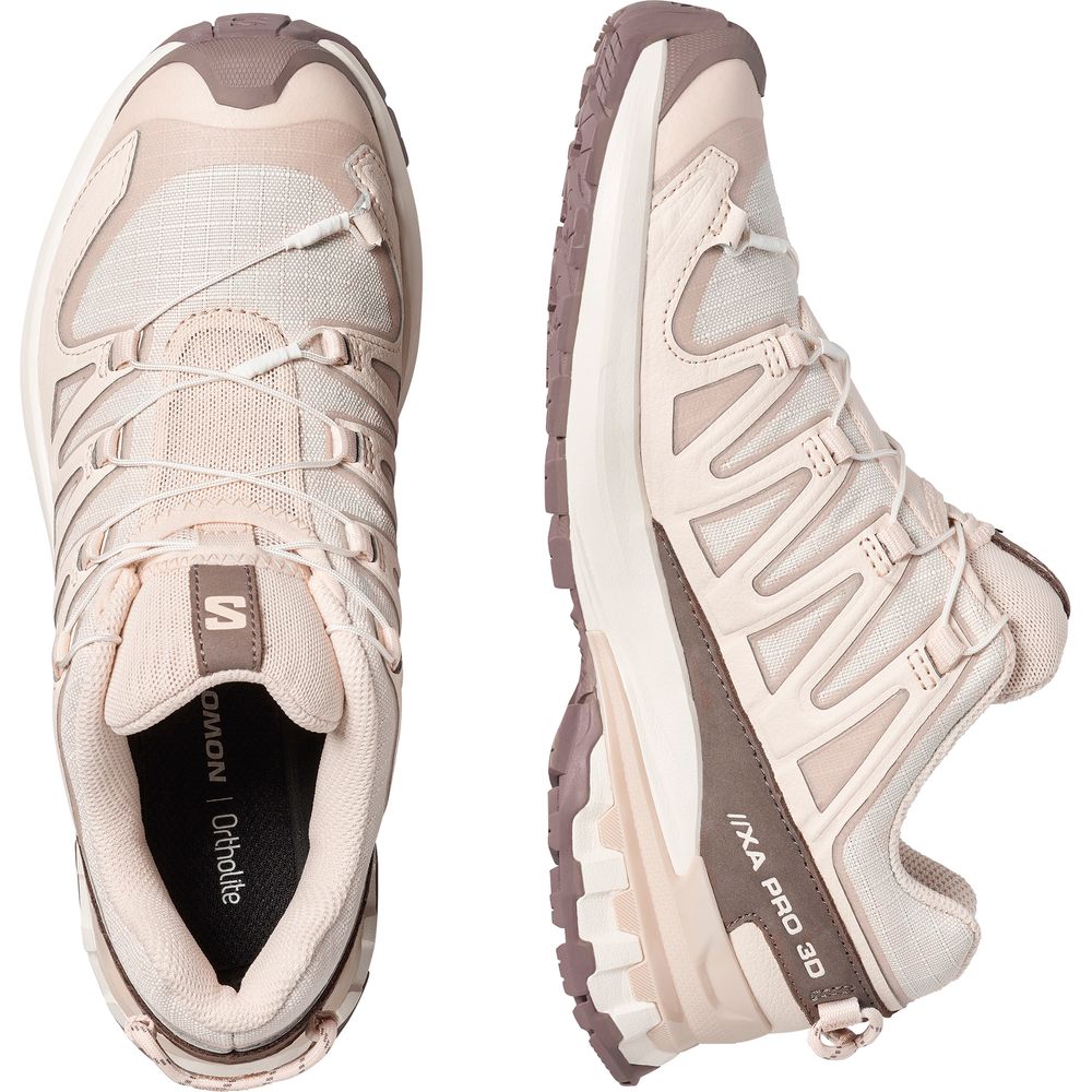 Salomon Shoes XA Pro 3D V9 Lifelong Damen Trailrunningschuh tapioca-tapioca-iron Produktbild 5