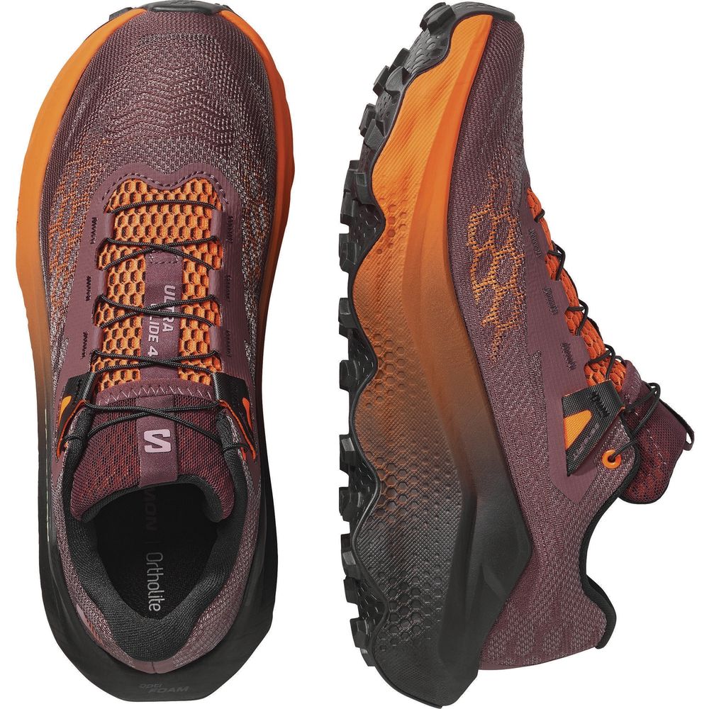 Salomon Ultra Glide 4 W Damen Trailrunningschuh huckleberry/black/red orange Produktbild 5