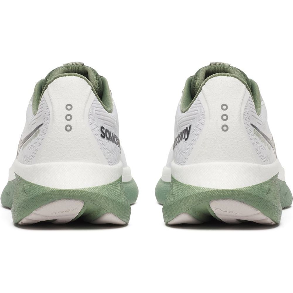 Saucony Ride 18 Herren Laufschuh white olivine Produktbild 3