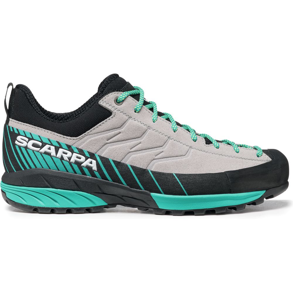 Scarpa Mescalito Damen Zustiegsschuh gray tropical green Produktbild 1