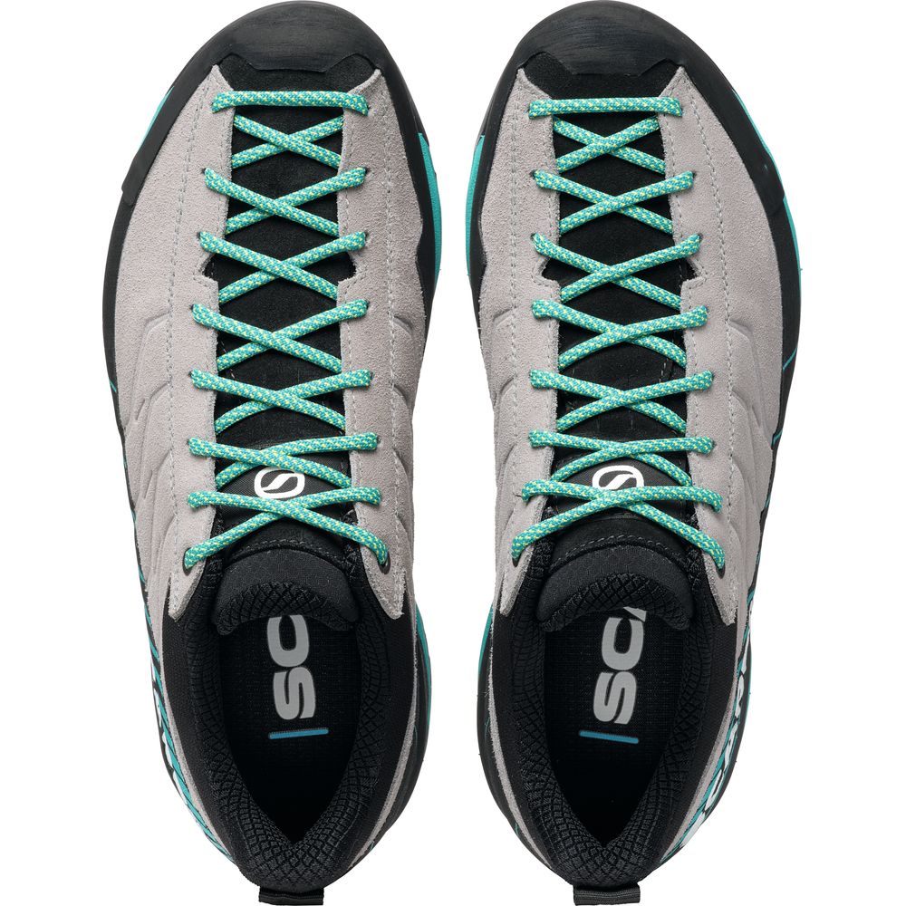 Scarpa Mescalito Damen Zustiegsschuh gray tropical green Produktbild 4