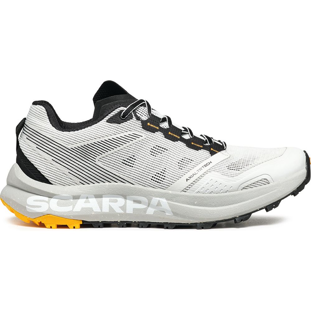 Scarpa Spin Planet Herren Trailrunningschuh white saffron Produktbild 0