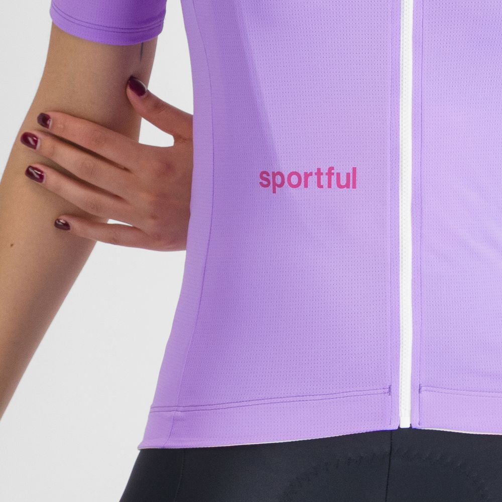 Sportful Classic Jersey Damen Fahrradtrikot mistic-violet Produktbild 3