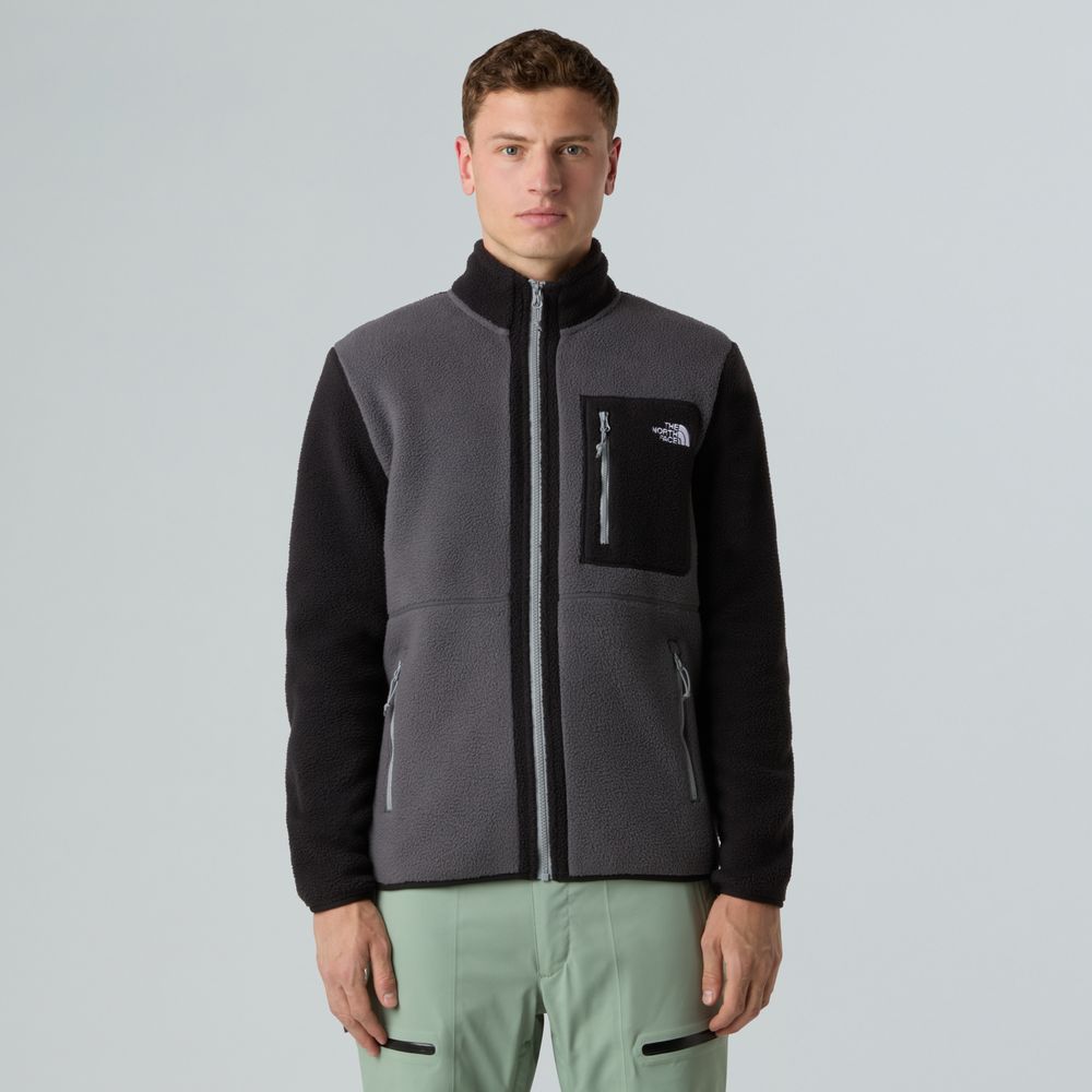 The North Face Herren Yumiori Full Zip Fleecejacke anthracite grey tnf bla Produktbild 0