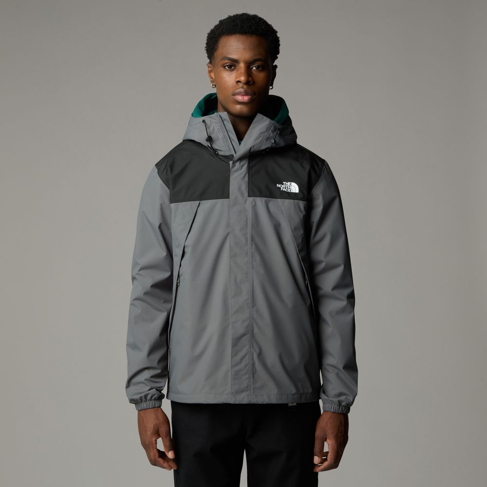 The North Face M Antora Jacket smoked pearl tnf black Produktbild 2