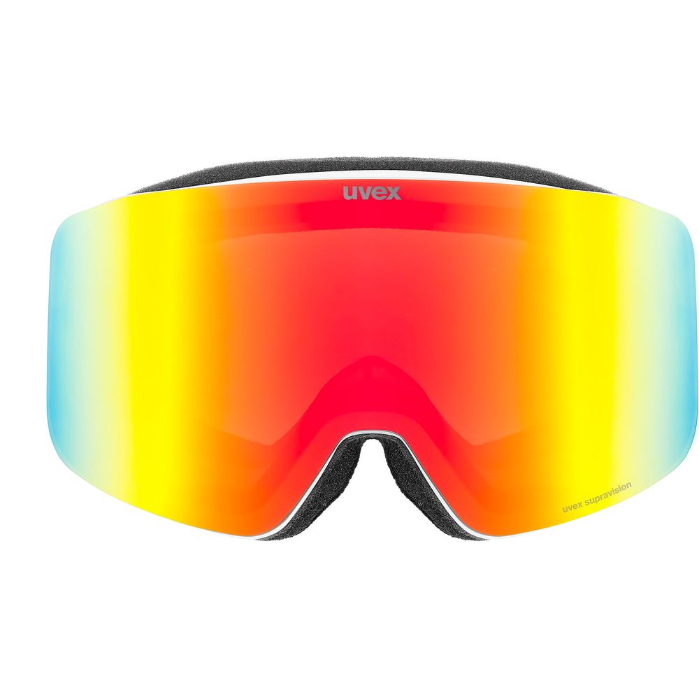 Uvex Powdr FM Kinder Skibrille white-matt-mirror-rainbow Produktbild 1