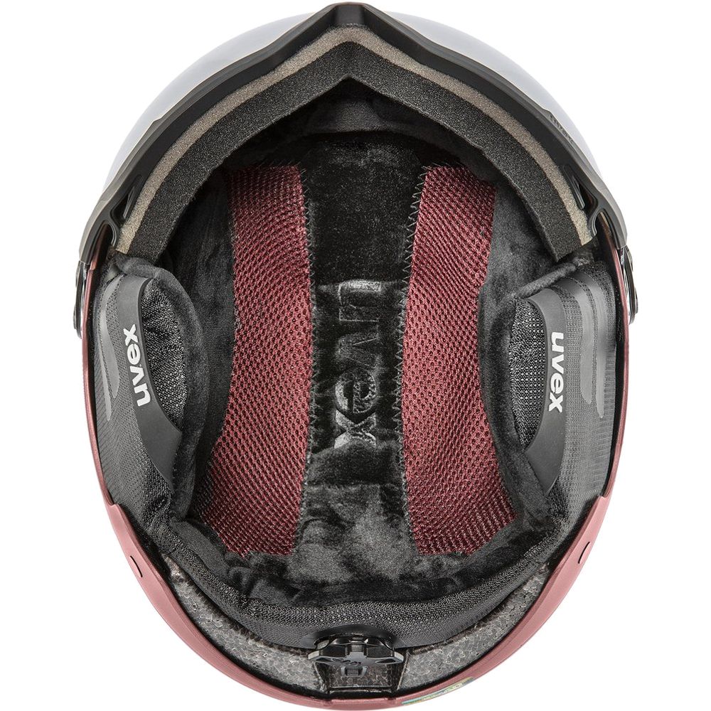Uvex Wanted Visor Skihelm bramble-antique-rose-mat-silver-mirror Produktbild 4