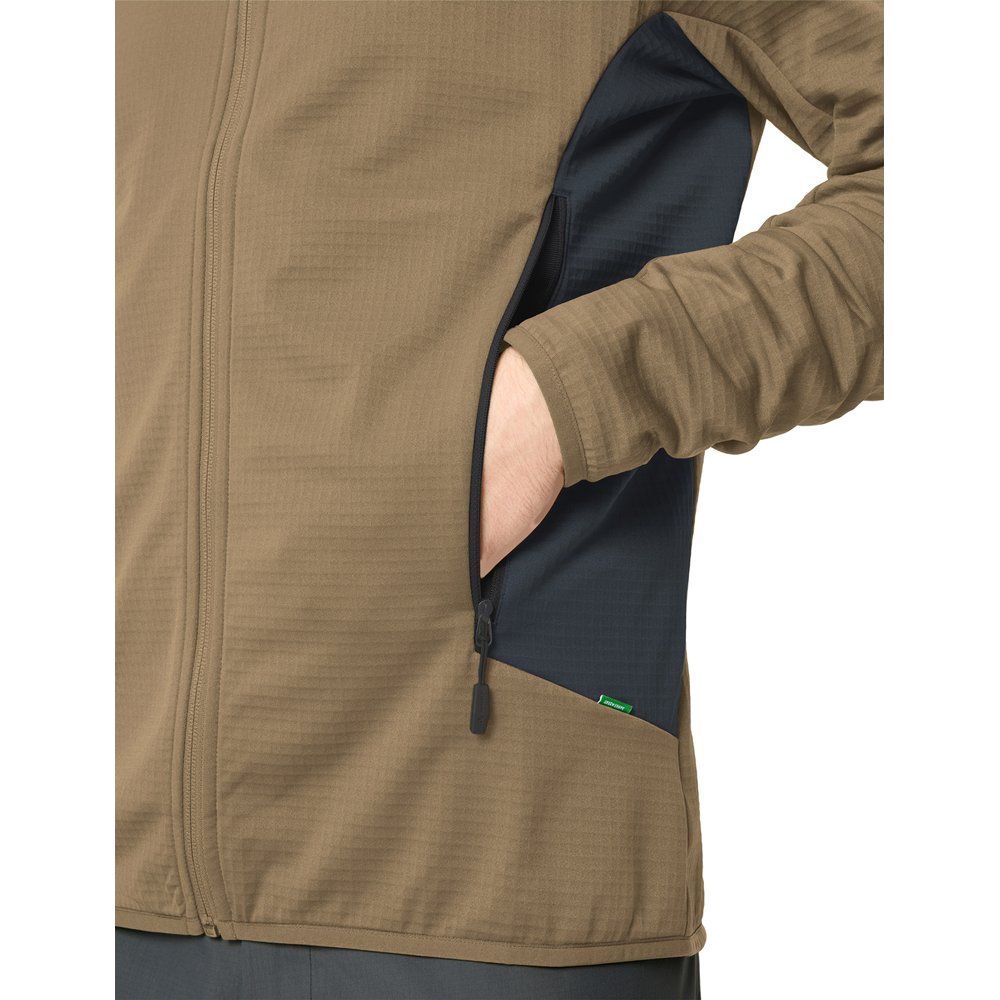 Vaude Me Monviso Fleece Fz Jacket II Herren Fleecejacke oat Produktbild 5