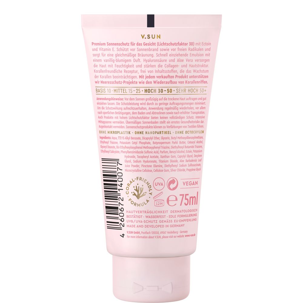 V.SUN Cream Face SPF 30 Sonnencreme Produktbild 1
