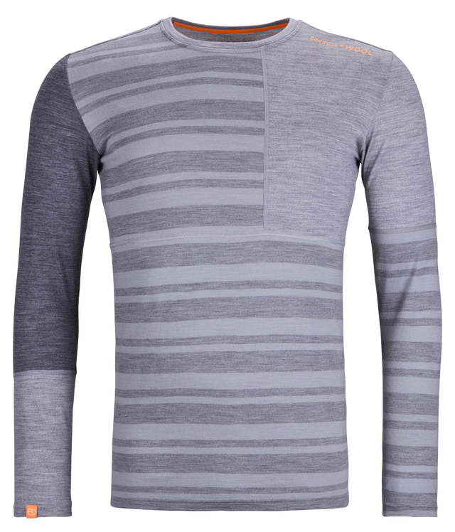 Ortovox 185 Rock´n´wool Long Sleeve Herren Langarmshirt arctic grey Produktbild 0