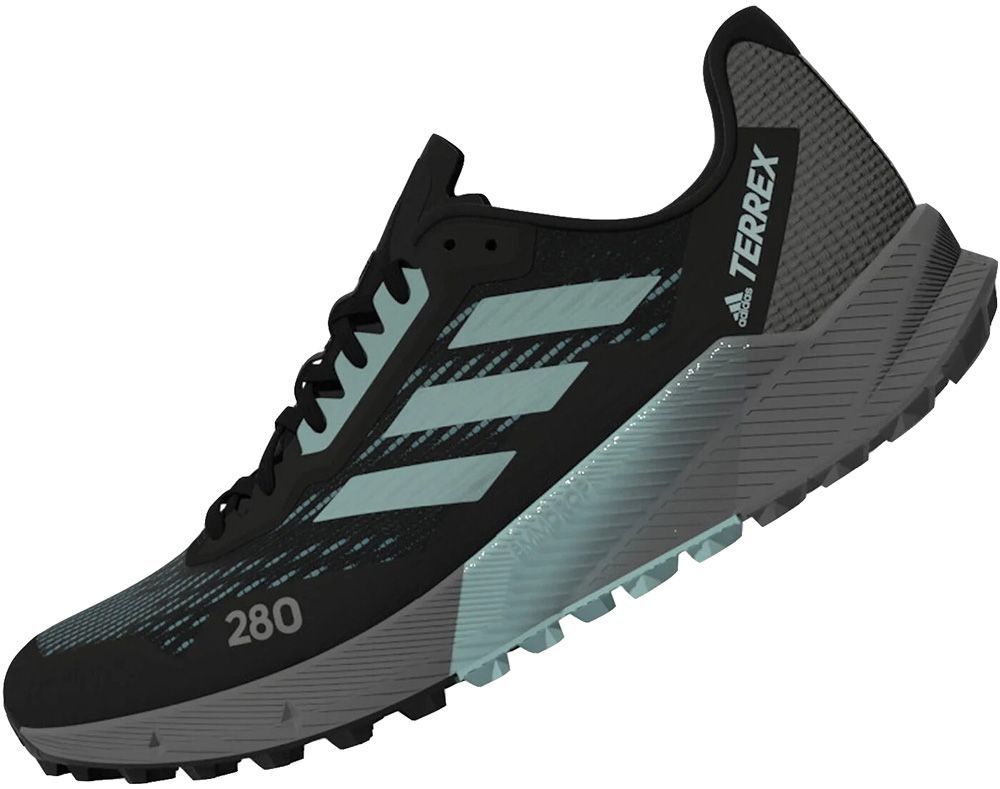 Adidas Terrex Agravic Flow 2 W Damen Trailrunningschuh cblack/minton/ftwwht Produktbild 0