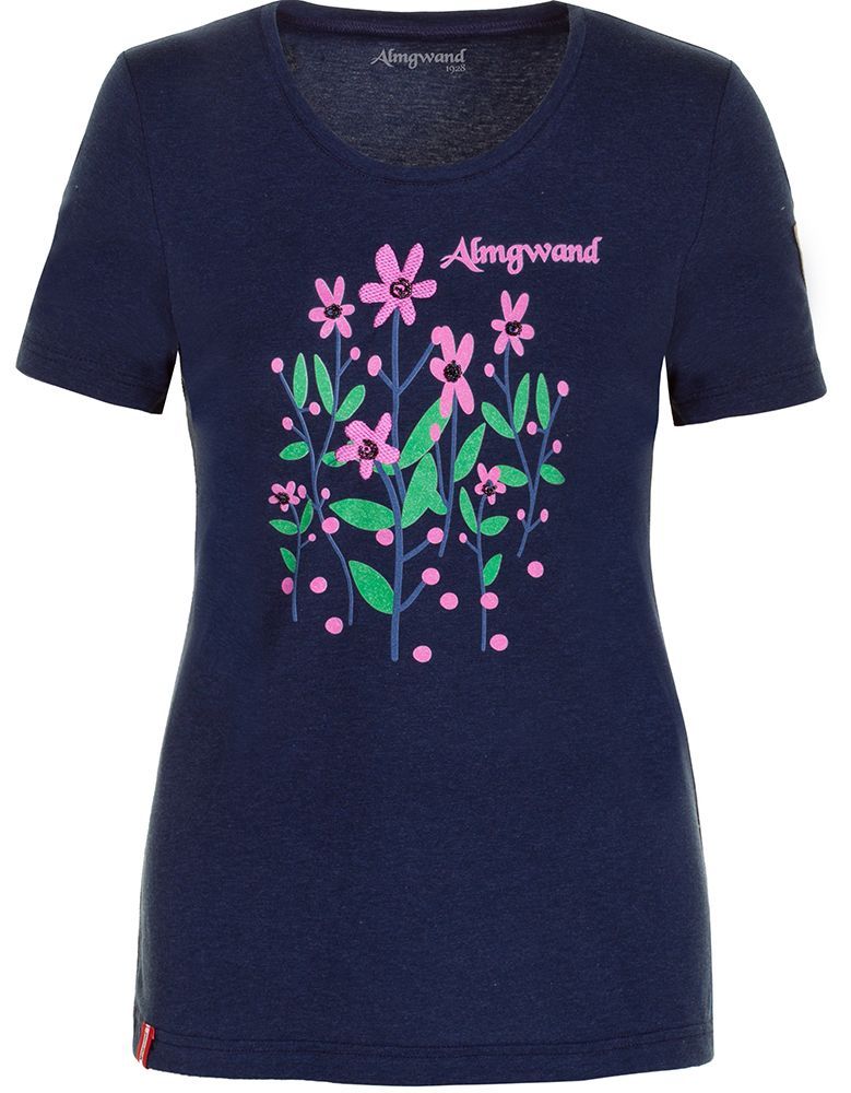 Almgwand Huggenbergalm Damen T-Shirt denim Produktbild 0