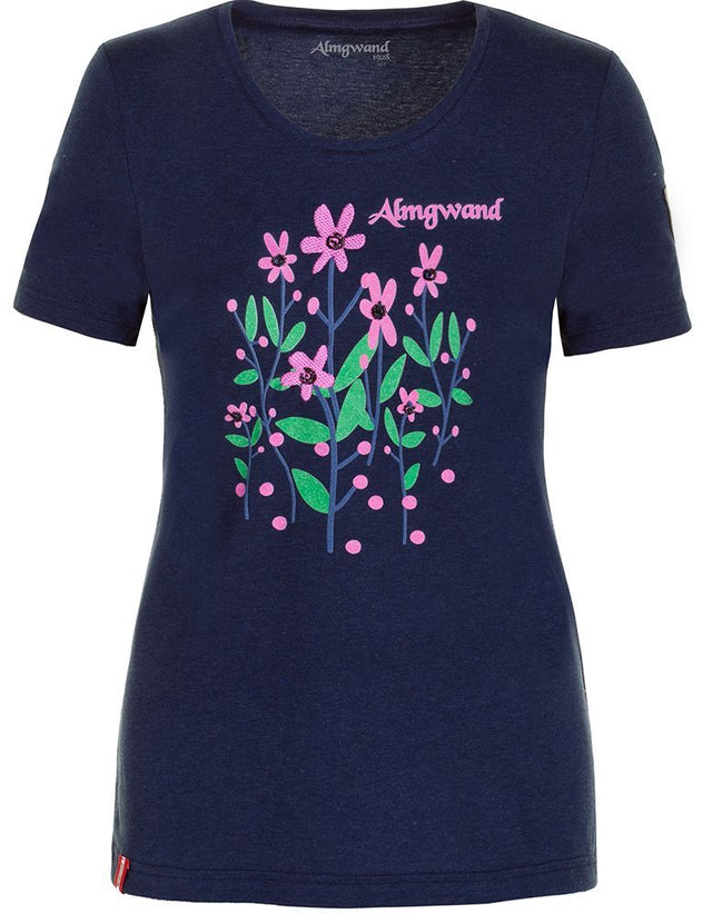 Almgwand Huggenbergalm Damen T-Shirt denim Produktbild 0