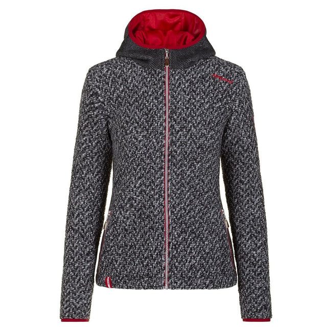 Almgwand Madhspitze Damen Strick-Fleecejacke anthrazit-shadow Produktbild 0