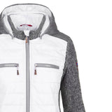 Almgwand Seiblingstein Damen Kapuzenjacke weiss-grau Produktbild 3