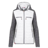 Almgwand Seiblingstein Damen Kapuzenjacke weiss-grau Produktbild 0