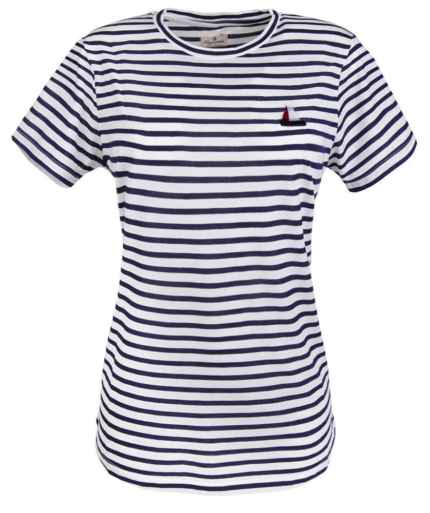 Alprausch Sägel Sophie Damen T-Shirt navy striped Produktbild 0