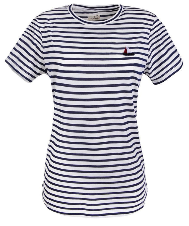Alprausch Sägel Sophie Damen T-Shirt navy striped Produktbild 0