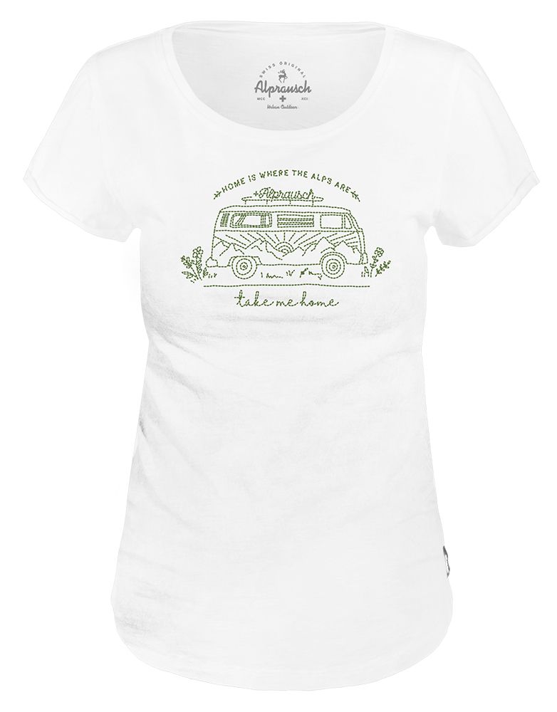 Alprausch Bring mi hei Damen T-Shirt white Produktbild 0