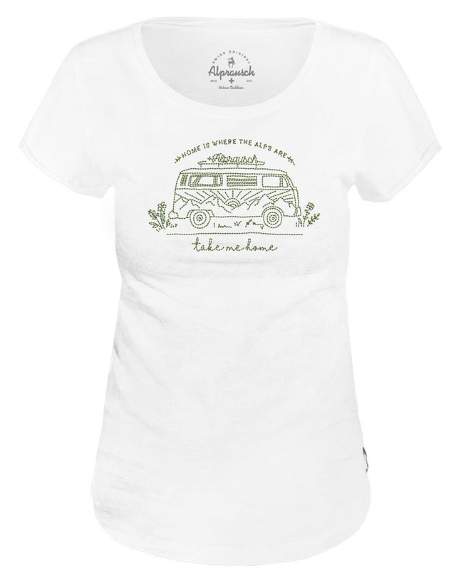 Alprausch Bring mi hei Damen T-Shirt white Produktbild 0