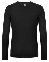 Ortovox 185 Merino Brand Outline Longsleeves Damen Langarmshirt black raven Produktbild 1