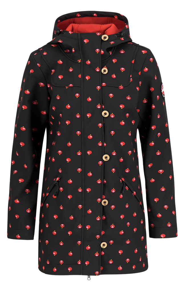 Blutsgeschwister Wild Weather Damen Softshell-Parka lips are made for kissing Produktbild 0